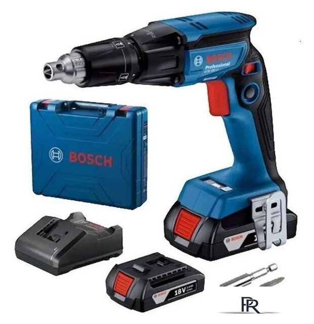Шуруповерт для гипсокартона Bosch GTB 185-LI Professional 06019K7020 (с 2-мя АКБ, кейс) - Изображение №1 — Интернет-магазин ПроЗаказ