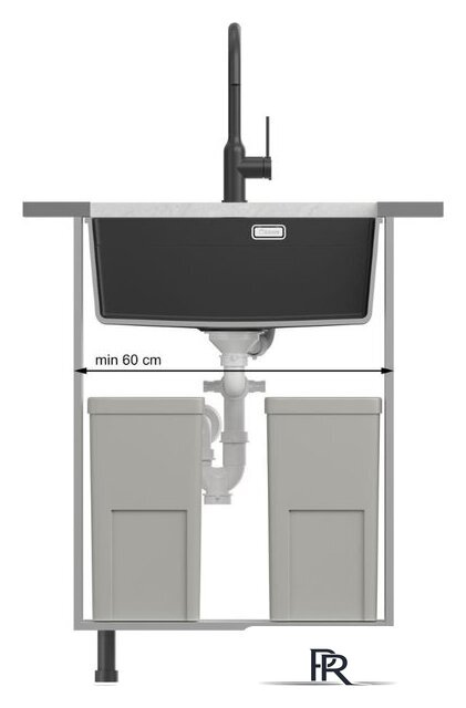 Кухонная мойка Quadron HQJ6045U4_BS_U - Изображение №5 — Интернет-магазин ПроЗаказ