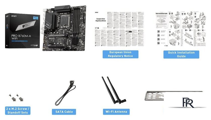 Материнская плата MSI Pro B760M-A WiFi - Изображение №2 — Интернет-магазин ПроЗаказ