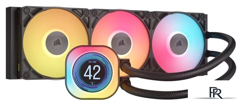 Система жидкостного охлаждения для процессора Corsair iCUE LINK TITAN 360 RX LCD CW-9061023-WW - Изображение №1 — Интернет-магазин ПроЗаказ