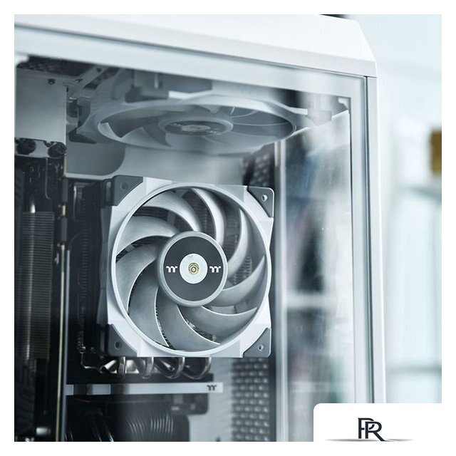 Вентилятор для корпуса Thermaltake ToughFan 12 White CL-F117-PL12WT-A - Изображение №6 — Интернет-магазин ПроЗаказ