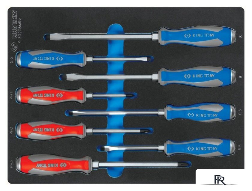 Набор отверток King Tony 9-30208MRV (8 предметов) - Изображение №1 — Интернет-магазин ПроЗаказ