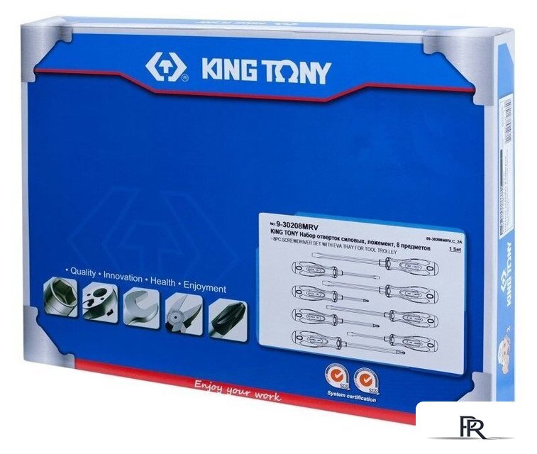 Набор отверток King Tony 9-30208MRV (8 предметов) - Изображение №2 — Интернет-магазин ПроЗаказ