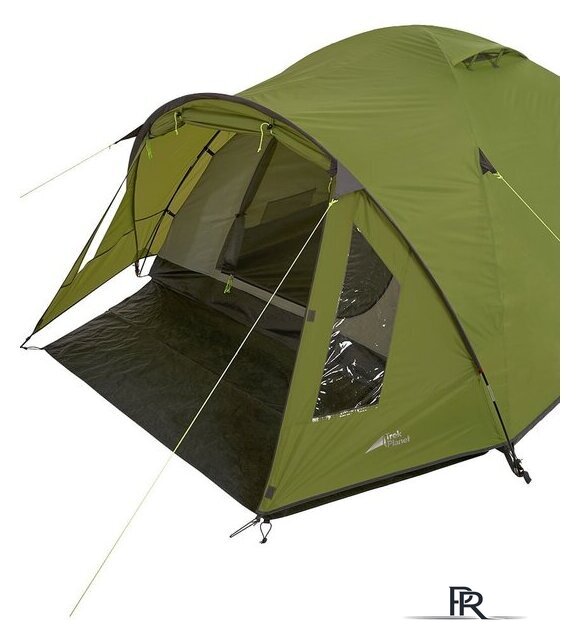 Кемпинговая палатка Trek Planet Bergamo 3 (зеленый) - Изображение №4 — Интернет-магазин ПроЗаказ