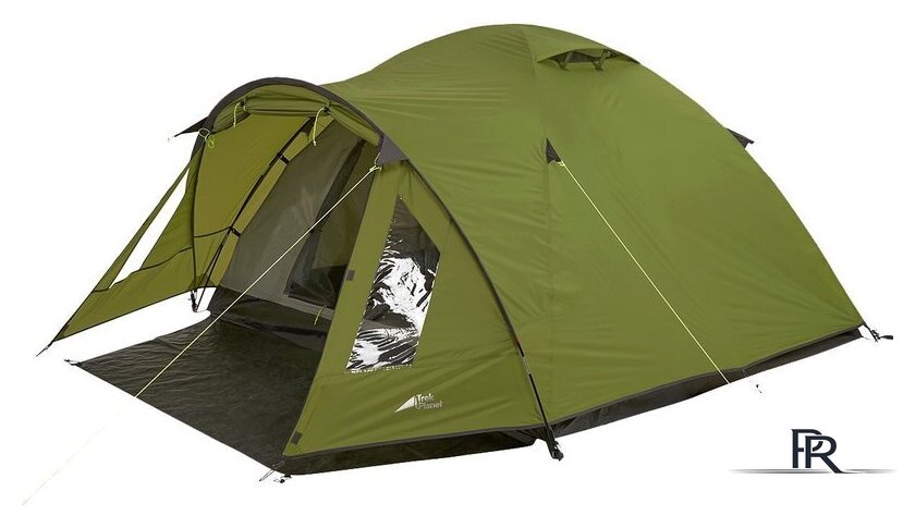 Кемпинговая палатка Trek Planet Bergamo 3 (зеленый) - Изображение №1 — Интернет-магазин ПроЗаказ