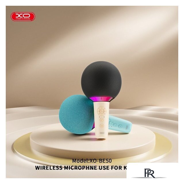 Bluetooth-микрофон XO BE50 (бежевый) - Изображение №5 — Интернет-магазин ПроЗаказ