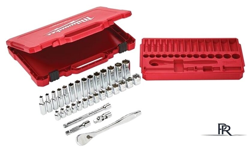Набор трещотка с головками Milwaukee 4932464945 (32 предмета) - Изображение №2 — Интернет-магазин ПроЗаказ