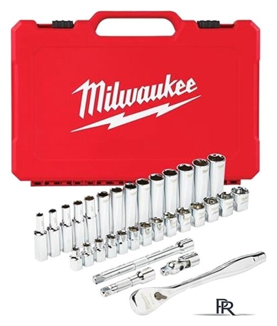 Набор трещотка с головками Milwaukee 4932464945 (32 предмета) - Изображение №1 — Интернет-магазин ПроЗаказ