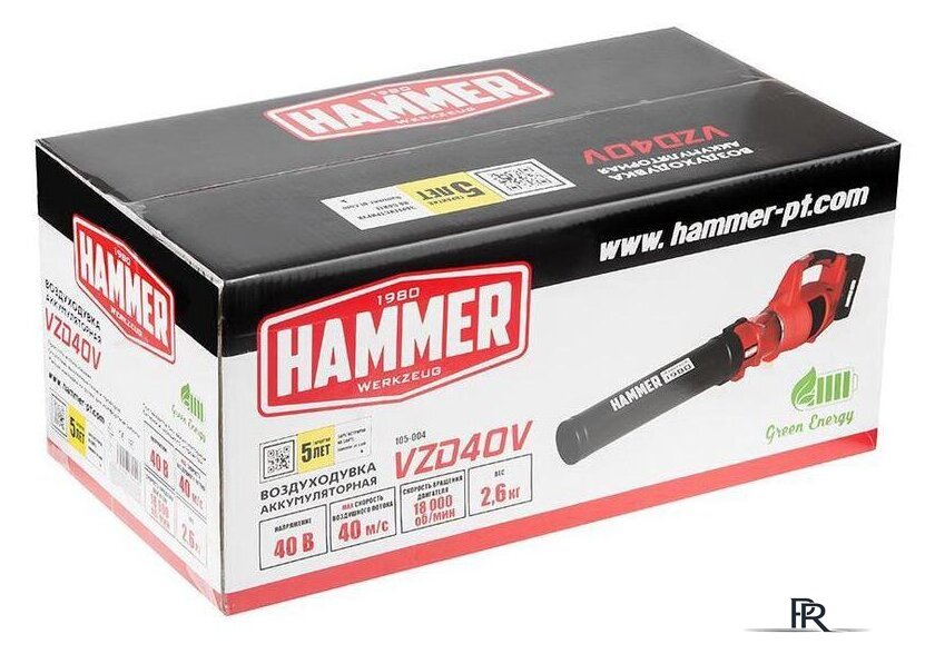 Ручная воздуходувка Hammer VZD40V (без АКБ) - Изображение №9 — Интернет-магазин ПроЗаказ