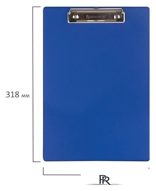 Планшет с зажимом BRAUBERG 232217 (синий) - Изображение №5 — Интернет-магазин ПроЗаказ