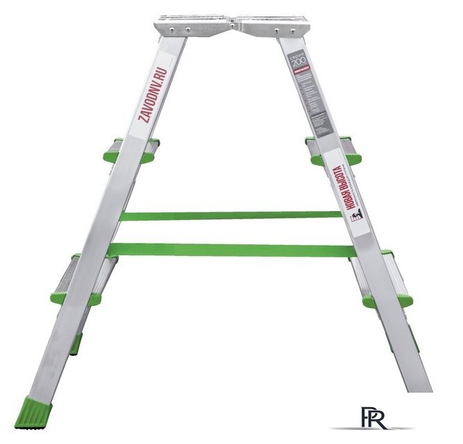 Лестница-стремянка Новая высота NV 212 с увеличенной площадкой 2x3 ступеней - Изображение №8 — Интернет-магазин ПроЗаказ