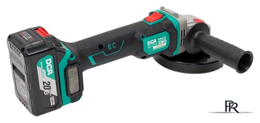 Угловая шлифмашина DCA ADSM06-125 Type FK (с 2-мя АКБ, кейс) - Изображение №3 — Интернет-магазин ПроЗаказ