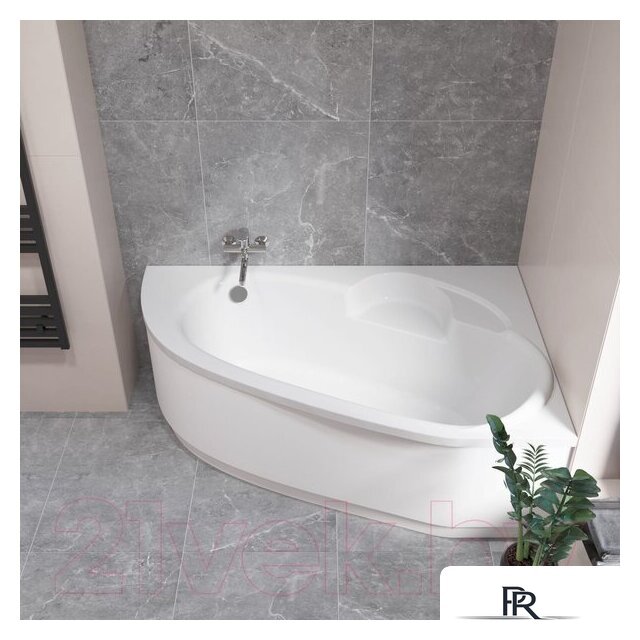 Ванна Lauter Valencia 170x110 2102170R (с ножками) - Изображение №8 — Интернет-магазин ПроЗаказ