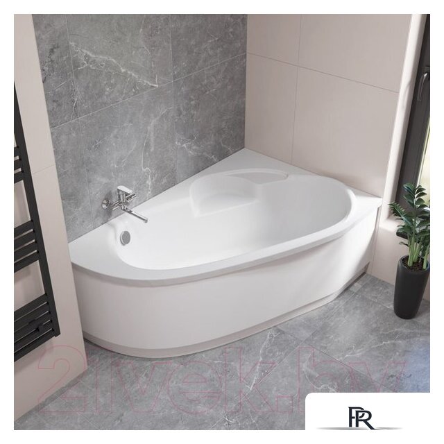 Ванна Lauter Valencia 170x110 2102170R (с ножками) - Изображение №6 — Интернет-магазин ПроЗаказ