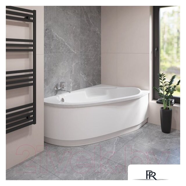 Ванна Lauter Valencia 170x110 2102170R (с ножками) - Изображение №9 — Интернет-магазин ПроЗаказ