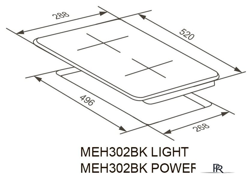 Варочная панель Meferi MEH302BK Light - Изображение №10 — Интернет-магазин ПроЗаказ