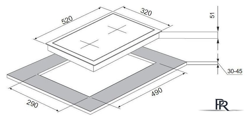 Варочная панель KUPPERSBERG FG 33 W - Изображение №5 — Интернет-магазин ПроЗаказ