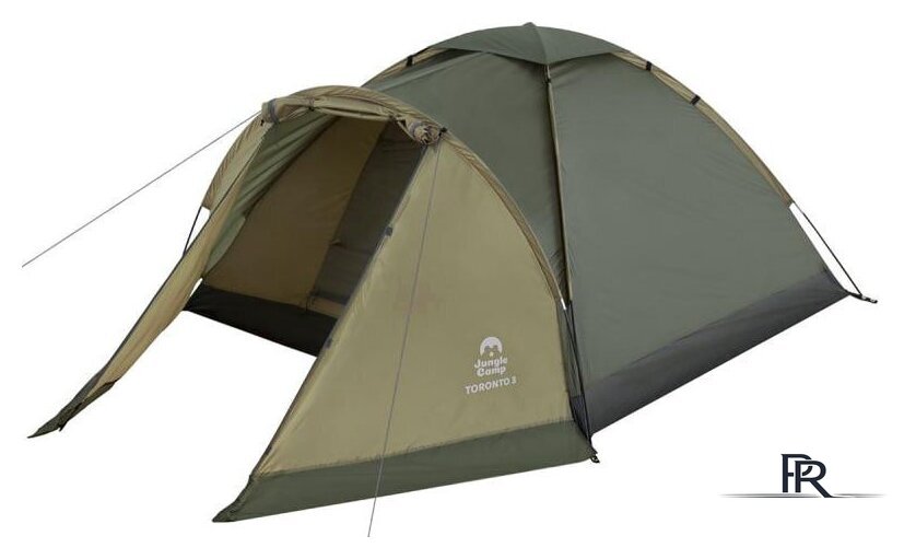 Треккинговая палатка Jungle Camp Toronto 3 (оливковый) - Изображение №1 — Интернет-магазин ПроЗаказ