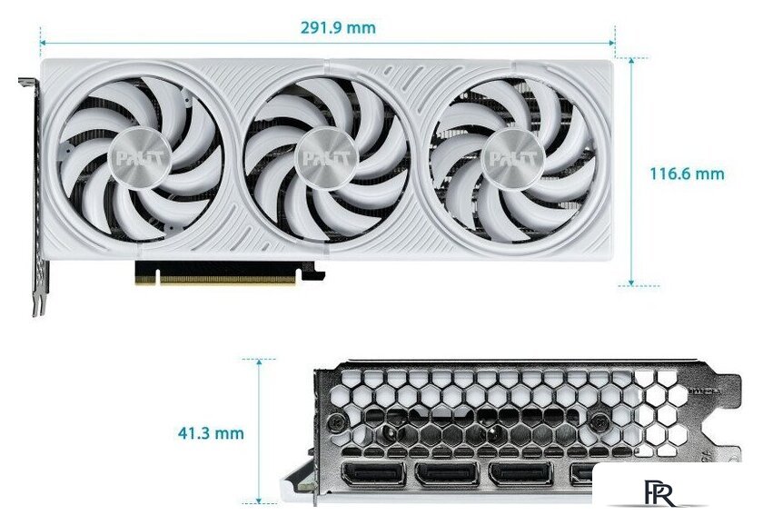 Видеокарта Palit GeForce RTX 5070 White OC NE75070U19K9-GB2050W - Изображение №9 — Интернет-магазин ПроЗаказ
