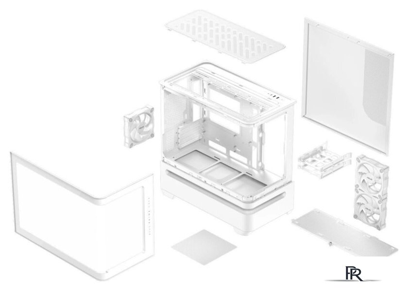 Корпус ASUS Prime AP202 TG ARGB (белый) - Изображение №11 — Интернет-магазин ПроЗаказ