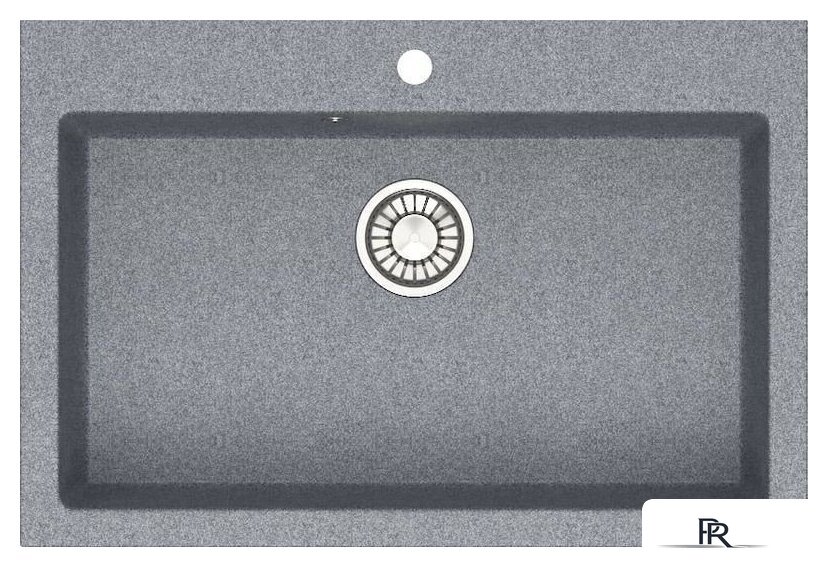 Кухонная мойка MARRBAXX Карельский камень модель 39/Q8 (темно-серый) - Изображение №1 — Интернет-магазин ПроЗаказ