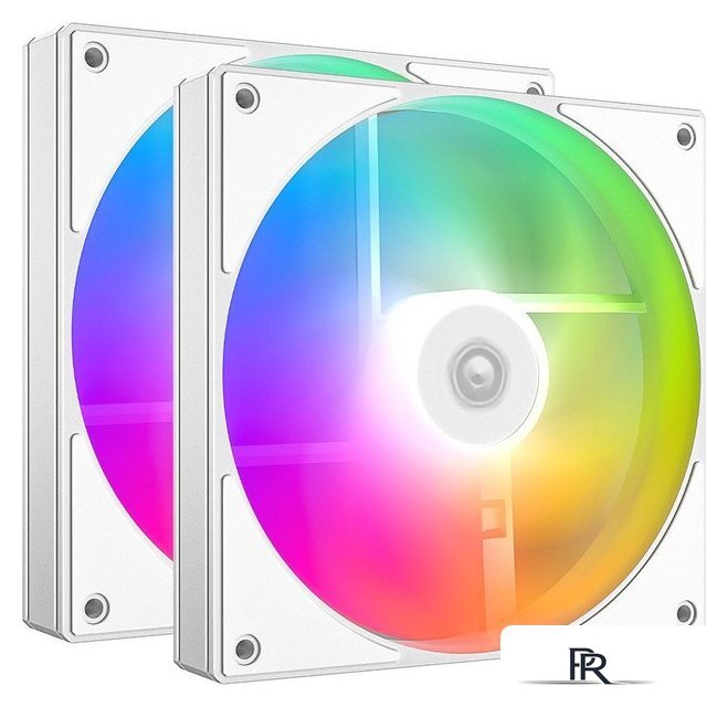 Комплект вентиляторов для корпуса ID-Cooling AS-140-ARGB-W Duet - Изображение №1 — Интернет-магазин ПроЗаказ
