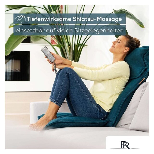 Массажная накидка на сиденье Beurer MG 330 (petrol blue) - Изображение №4 — Интернет-магазин ПроЗаказ