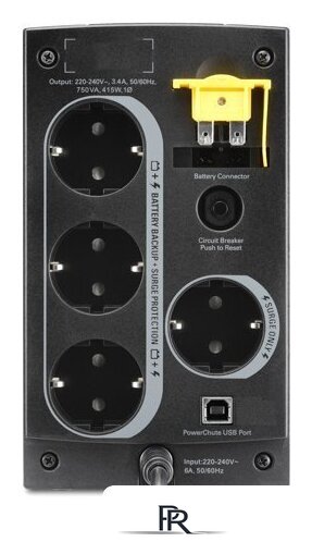 Источник бесперебойного питания APC Back-UPS 750VA [BC750-RS] - Изображение №3 — Интернет-магазин ПроЗаказ