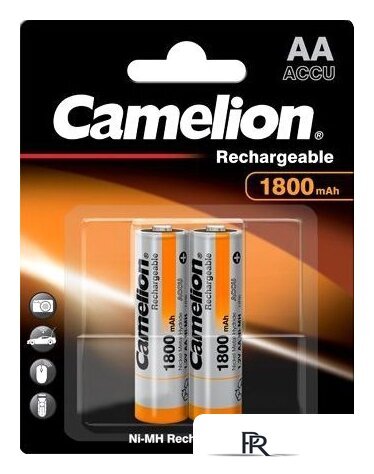 Аккумулятор Camelion AA 1800mAh 2 шт. NH-AA1800-BP2 - Изображение №1 — Интернет-магазин ПроЗаказ