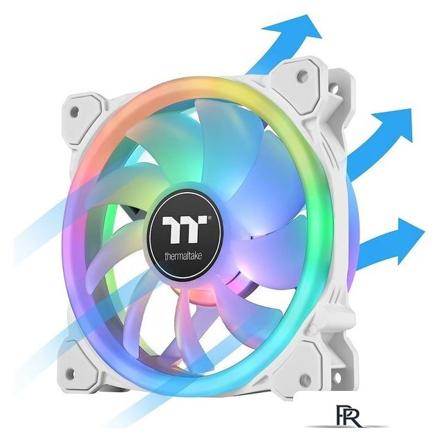 Комплект вентиляторов для корпуса с контроллером Thermaltake SWAFAN 12 RGB Radiator Fan TT Premium Edition White CL-F145-PL12SW-A - Изображение №3 — Интернет-магазин ПроЗаказ
