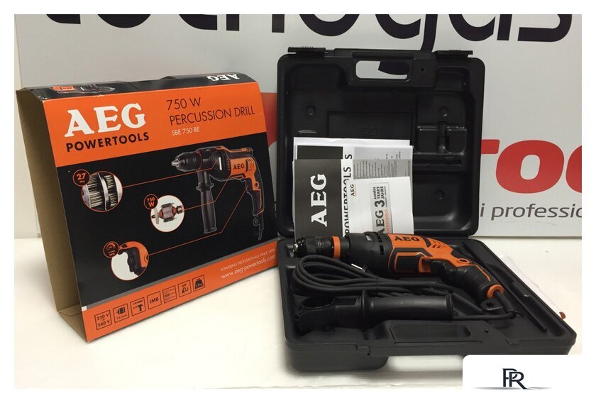 Ударная дрель AEG Powertools SBE 750 RE (4935442850) - Изображение №3 — Интернет-магазин ПроЗаказ