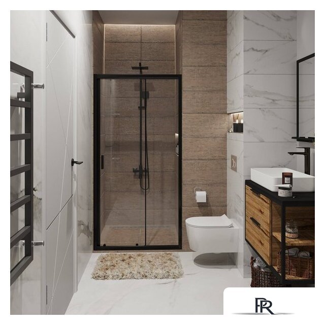 Душевая дверь Niagara NG-82-11AB 110x190 - Изображение №2 — Интернет-магазин ПроЗаказ