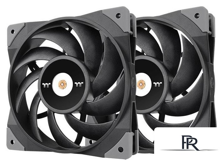 Комплект вентиляторов для корпуса Thermaltake ToughFan 12 2-Fan Pack CL-F082-PL12BL-A - Изображение №1 — Интернет-магазин ПроЗаказ