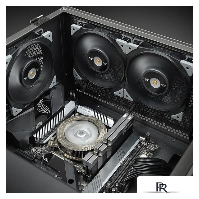 Комплект вентиляторов для корпуса Thermaltake ToughFan 12 2-Fan Pack CL-F082-PL12BL-A - Изображение №5 — Интернет-магазин ПроЗаказ