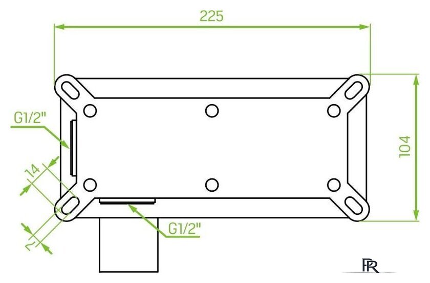 Смеситель Laveo Kvadrato BLQ 722P - Изображение №5 — Интернет-магазин ПроЗаказ