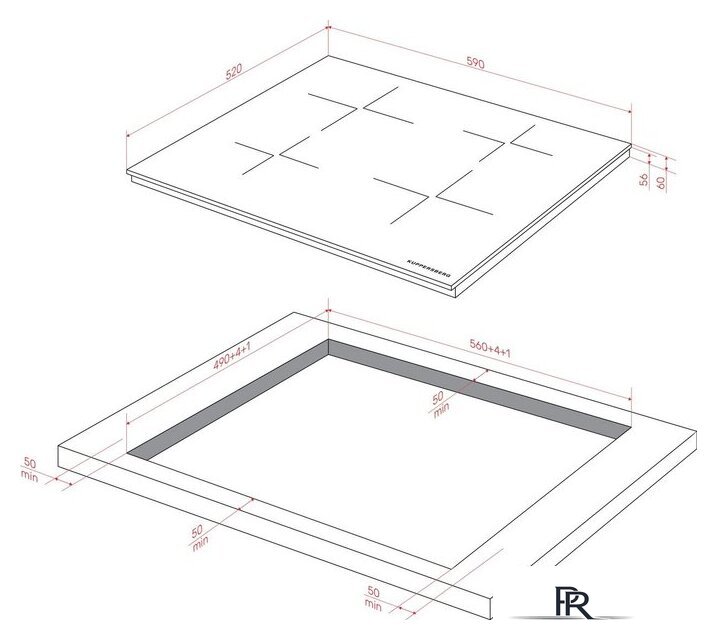 Варочная панель KUPPERSBERG ICI 606 - Изображение №4 — Интернет-магазин ПроЗаказ