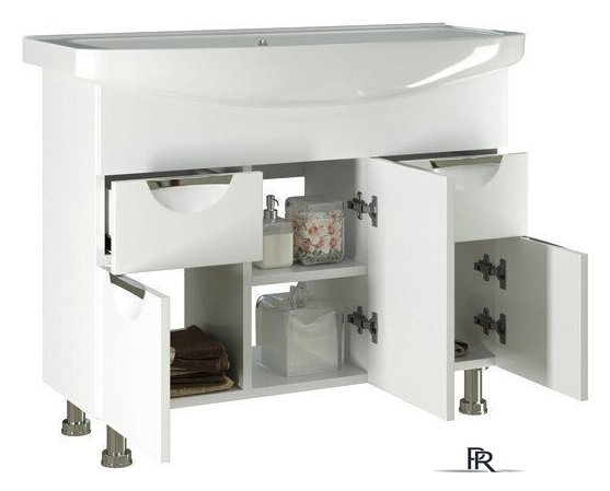  Mixline Тумба под умывальник Этьен 105 542411 - Изображение №2 — Интернет-магазин ПроЗаказ