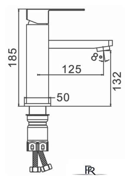 Смеситель Ekko E1082-22 (серый) - Изображение №2 — Интернет-магазин ПроЗаказ