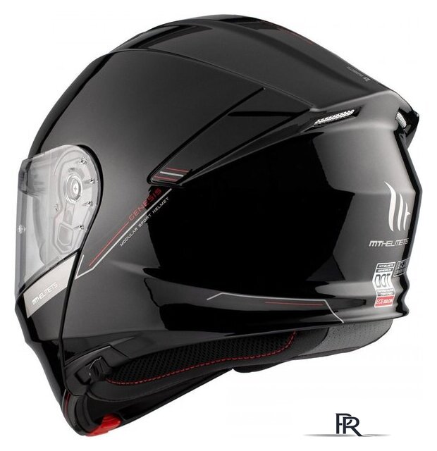 Мотошлем MT Helmets Genesis SV Solid A1 (XXL, черный глянцевый) - Изображение №8 — Интернет-магазин ПроЗаказ