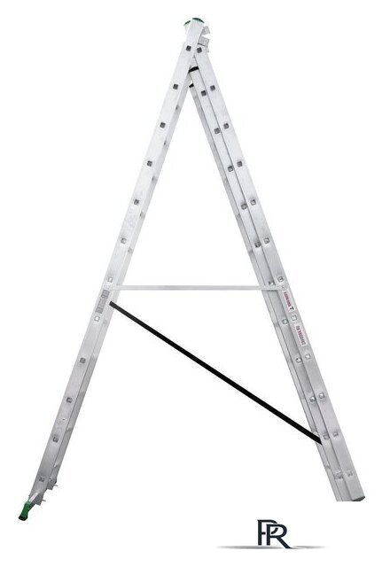 Лестница-стремянка Новая высота NV 223 алюминиевая трёхсекционная 3x12 ступеней - Изображение №6 — Интернет-магазин ПроЗаказ