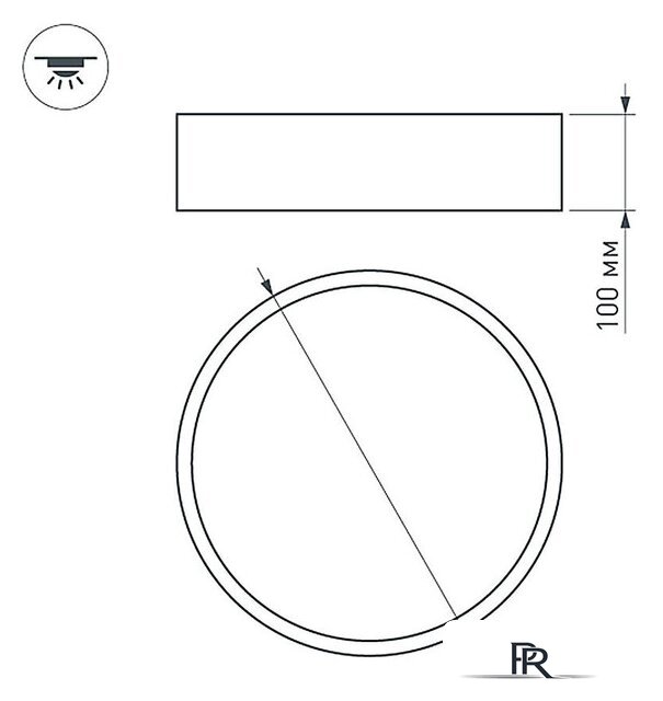 Светильник-тарелка Arlight SP-TOR-PILL-R400-25W 022997(2) - Изображение №8 — Интернет-магазин ПроЗаказ