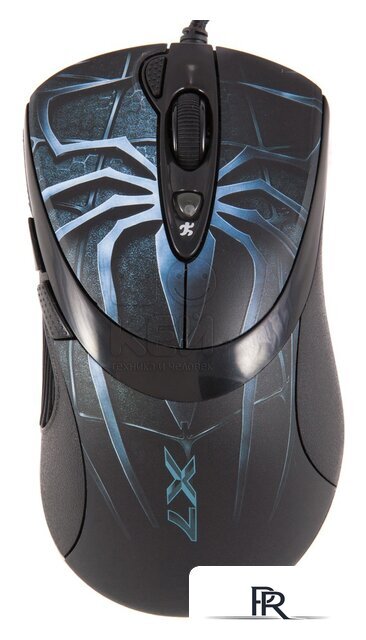 Игровая мышь A4Tech XL-747H (черный/синий) - Изображение №1 — Интернет-магазин ПроЗаказ