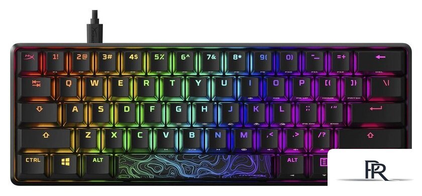 Клавиатура HyperX Alloy Origins 60 (HyperX Red, нет кириллицы) - Изображение №2 — Интернет-магазин ПроЗаказ