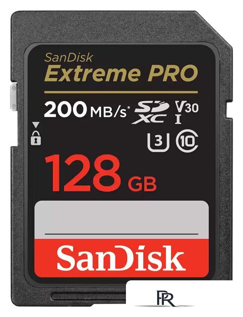 Карта памяти SanDisk Extreme PRO SDXC SDSDXXD-128G-GN4IN 128GB - Изображение №1 — Интернет-магазин ПроЗаказ