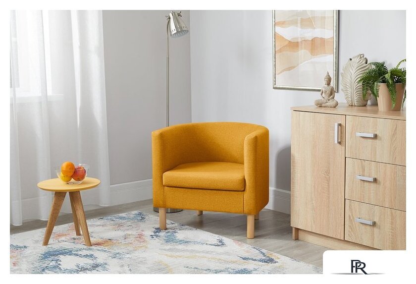 Интерьерное кресло Mio Tesoro Агата 351 (горчичный 1172) - Изображение №15 — Интернет-магазин ПроЗаказ