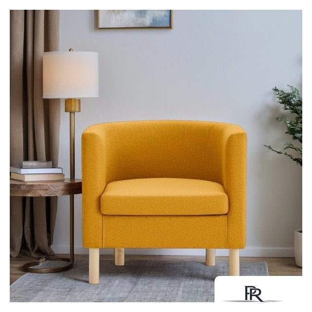 Интерьерное кресло Mio Tesoro Агата 351 (горчичный 1172) - Изображение №5 — Интернет-магазин ПроЗаказ