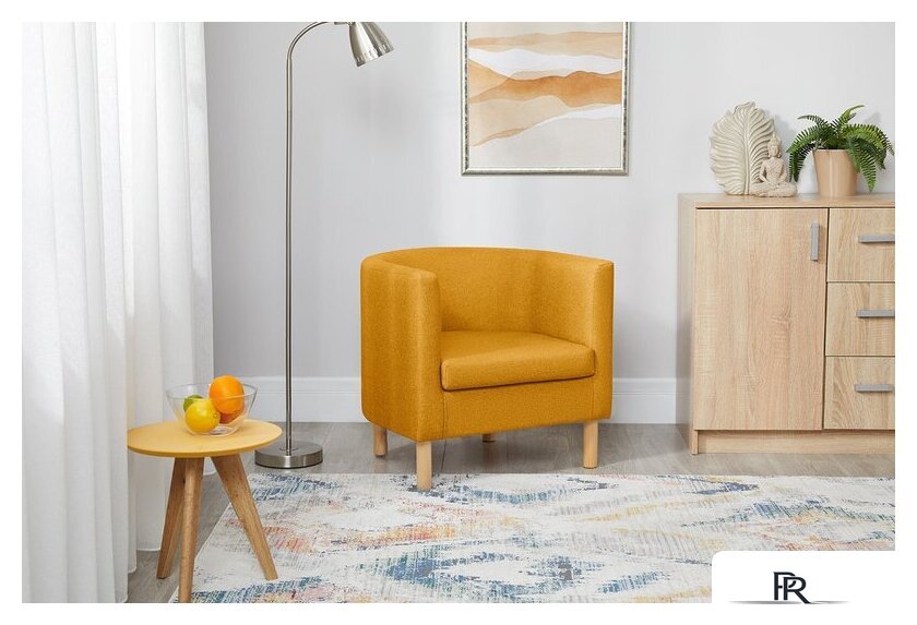 Интерьерное кресло Mio Tesoro Агата 351 (горчичный 1172) - Изображение №14 — Интернет-магазин ПроЗаказ