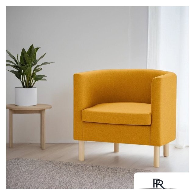 Интерьерное кресло Mio Tesoro Агата 351 (горчичный 1172) - Изображение №4 — Интернет-магазин ПроЗаказ