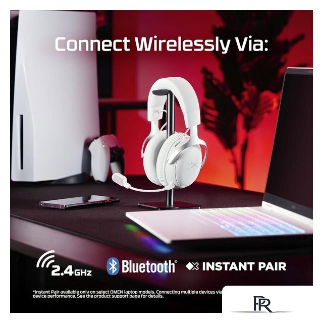 Наушники HyperX Cloud III S Wireless (белый) - Изображение №7 — Интернет-магазин ПроЗаказ