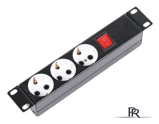 Блок розеток ЦМО БР-3П-10-9005 (3 розетки, без шнура питания) - Изображение №1 — Интернет-магазин ПроЗаказ
